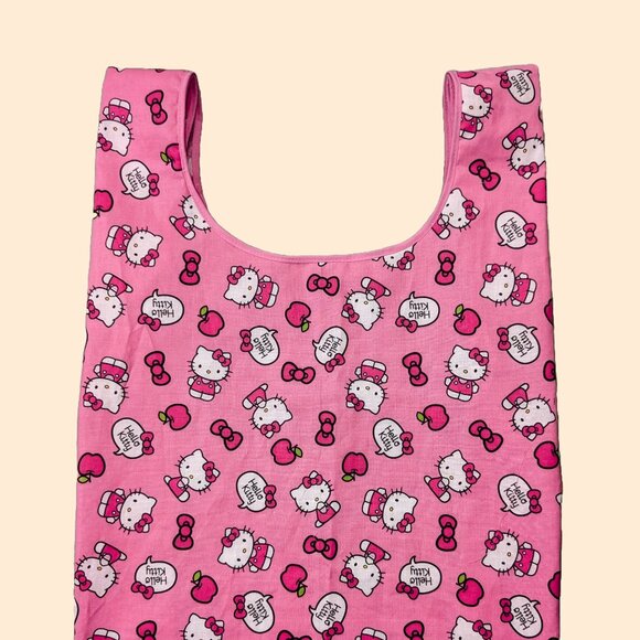 Pink Reusable & Fold-able Fabric Shopping Bag - Picture 5 of 6